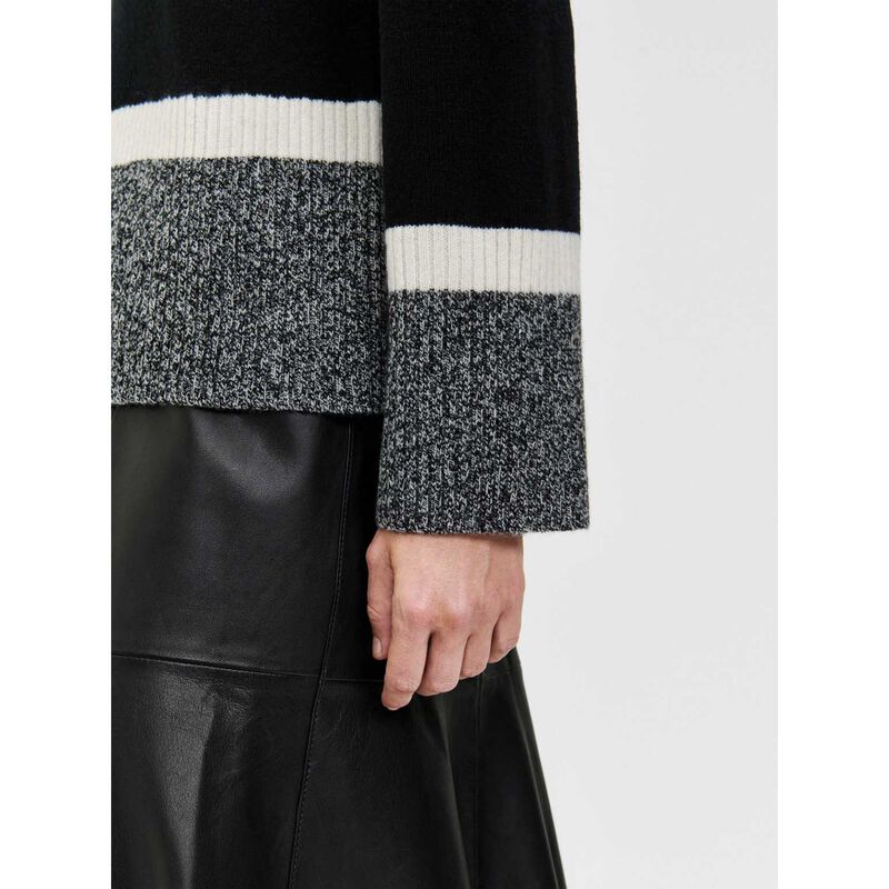 Veronika Maine Merino Colour Block Sweater image number 2
